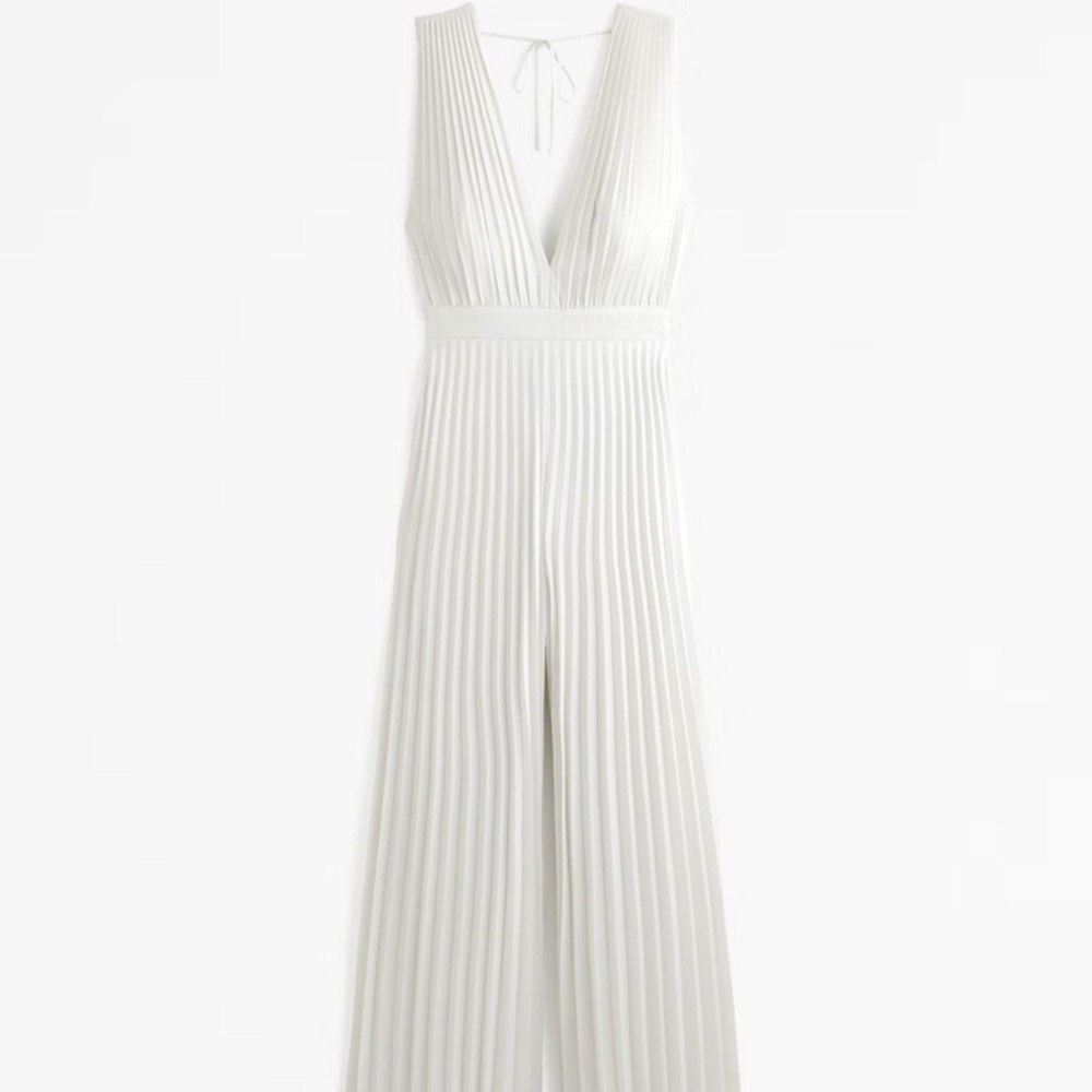 Abercrombie & Fitch Giselle Pleated Jumpsuit
